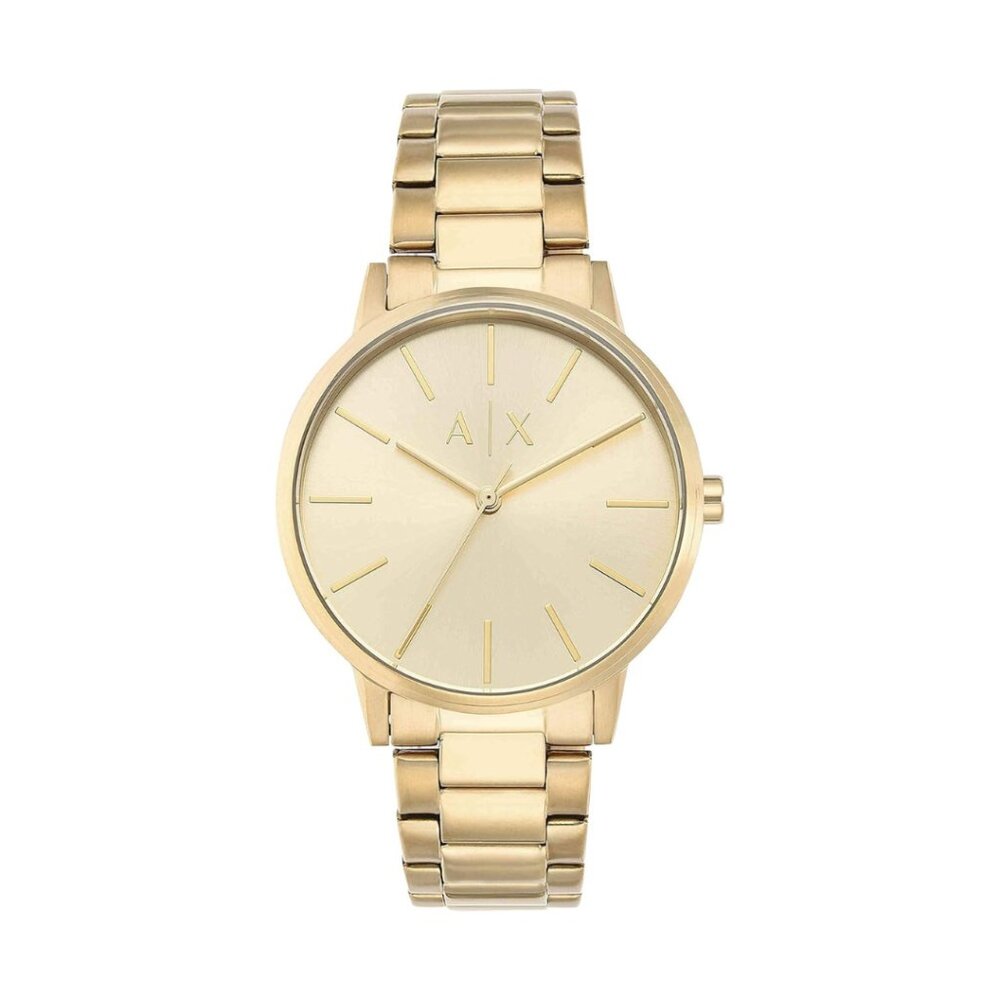 Armani Exchange Men's AX2321 Gold Quartz Watch Needs New Battery